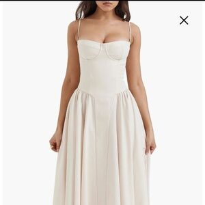 House of CB Samaria Dress - Vintage Cream